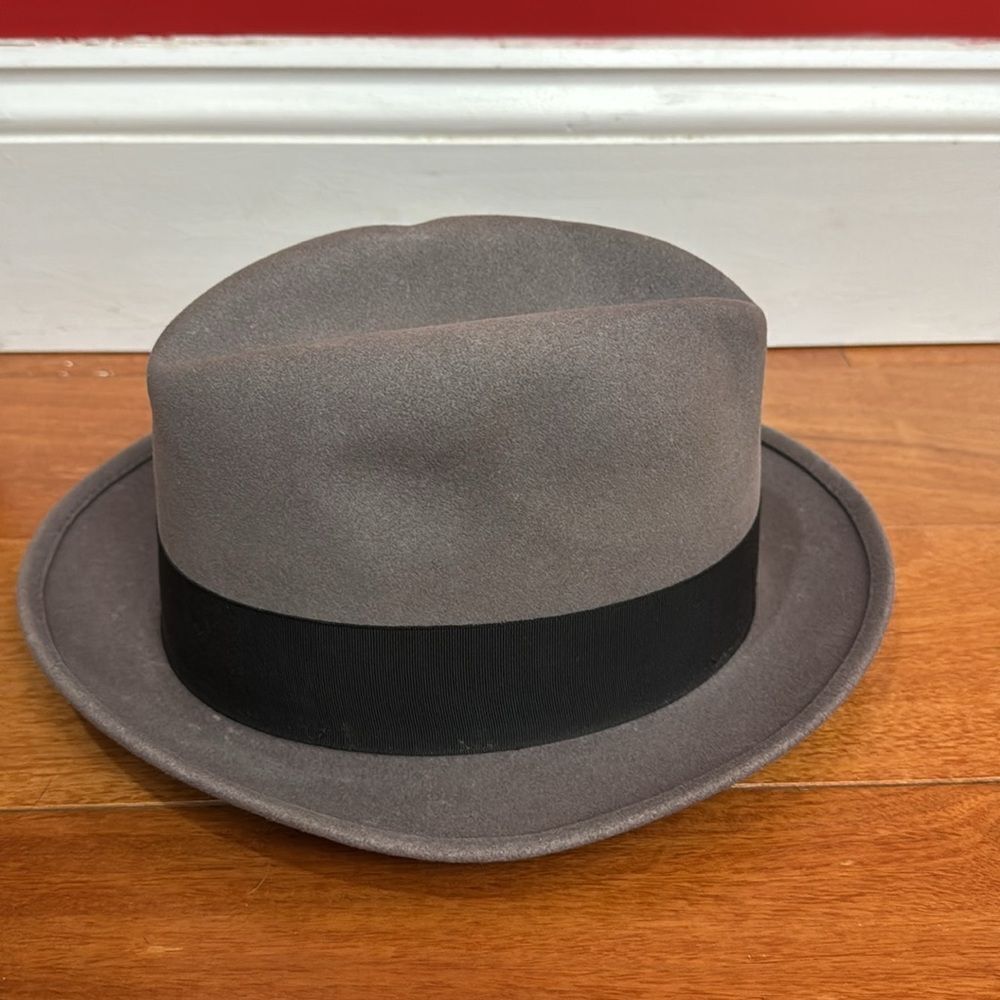 Dynafelt Empire State Hats Fur Blend Water‎ Repellent Gray Hat - Picture 5 of 9